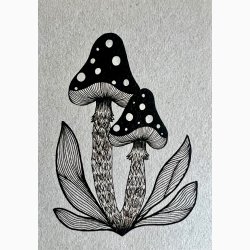 Kunstkort - Svampe 1