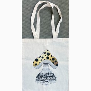 Mulepose - ko bomuld med kunsttryk